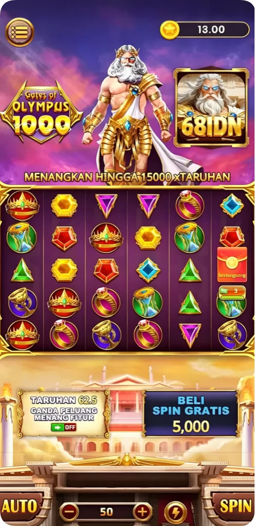 Beragam pilihan permainan menarik dalam aplikasi house777 App APK Terbaru.
